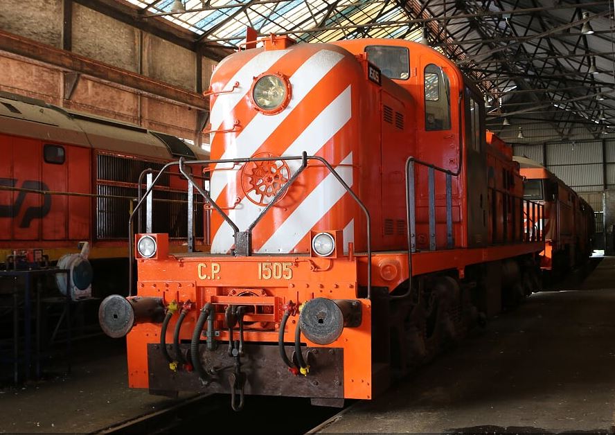 Locomotiva 1505 será exposta na Guarda